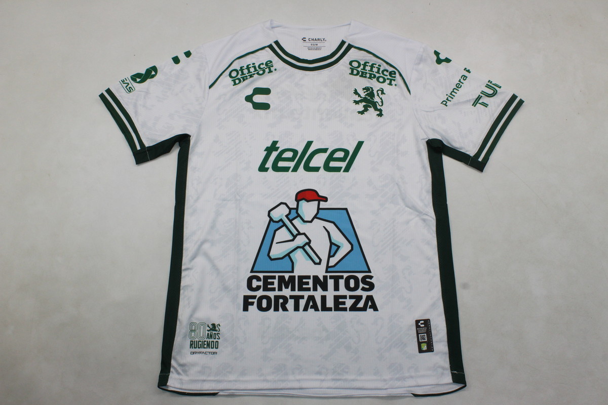 AAA Quality Club Leon 24/25 Away White Soccer Jersey